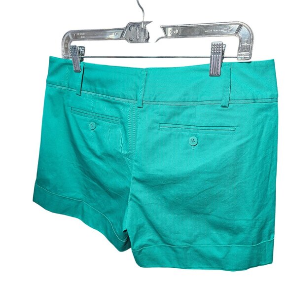 7th Avenue Design Studio Womens Green Cotton Blend Shorts Size 8 - Picture 5 of 6